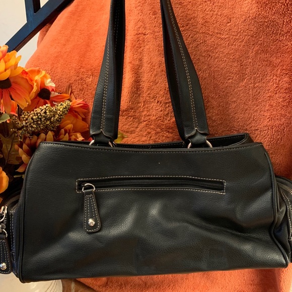 Nine West Leather Satchel Purse - Picture 2 of 7